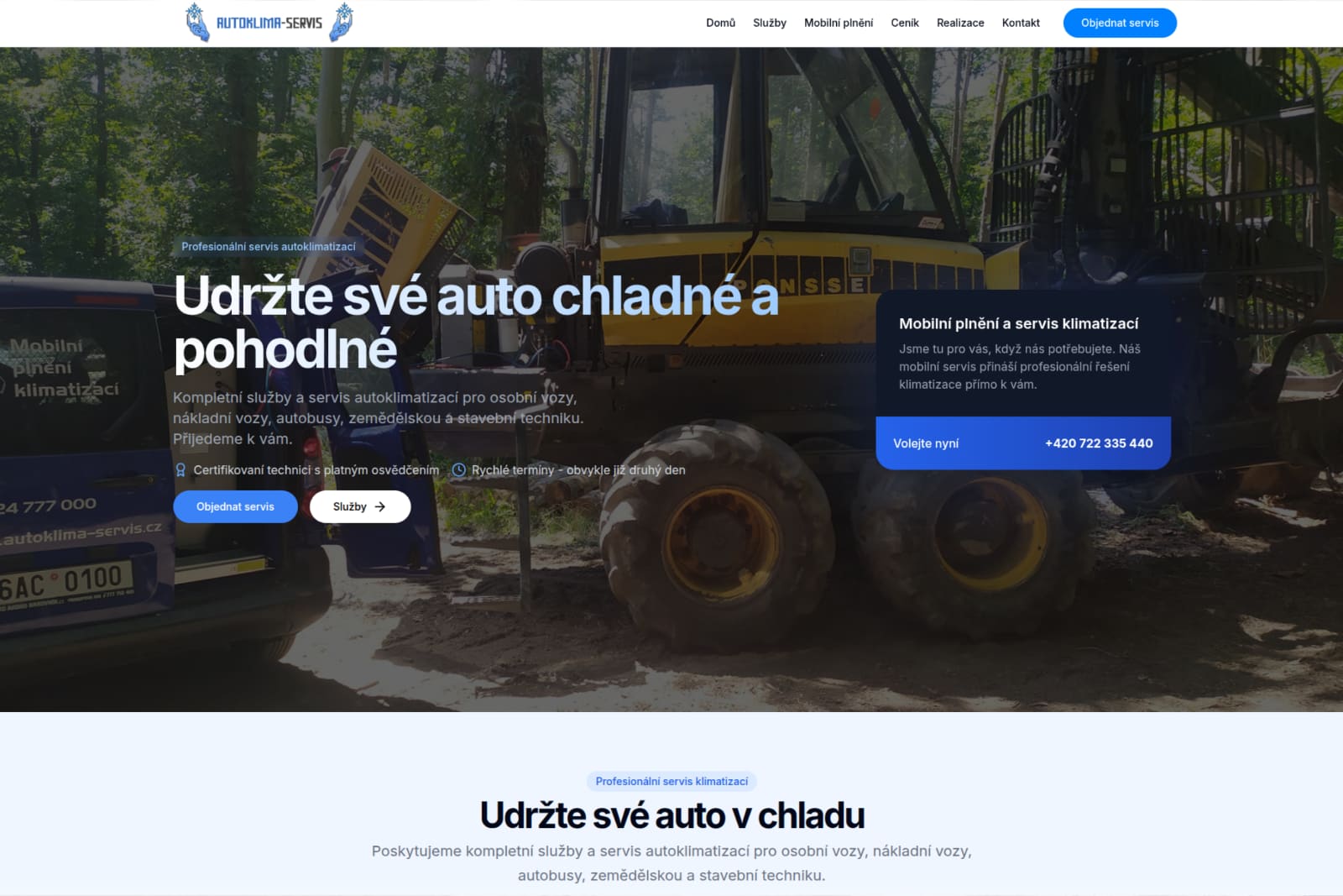 Autoklima-servis – web