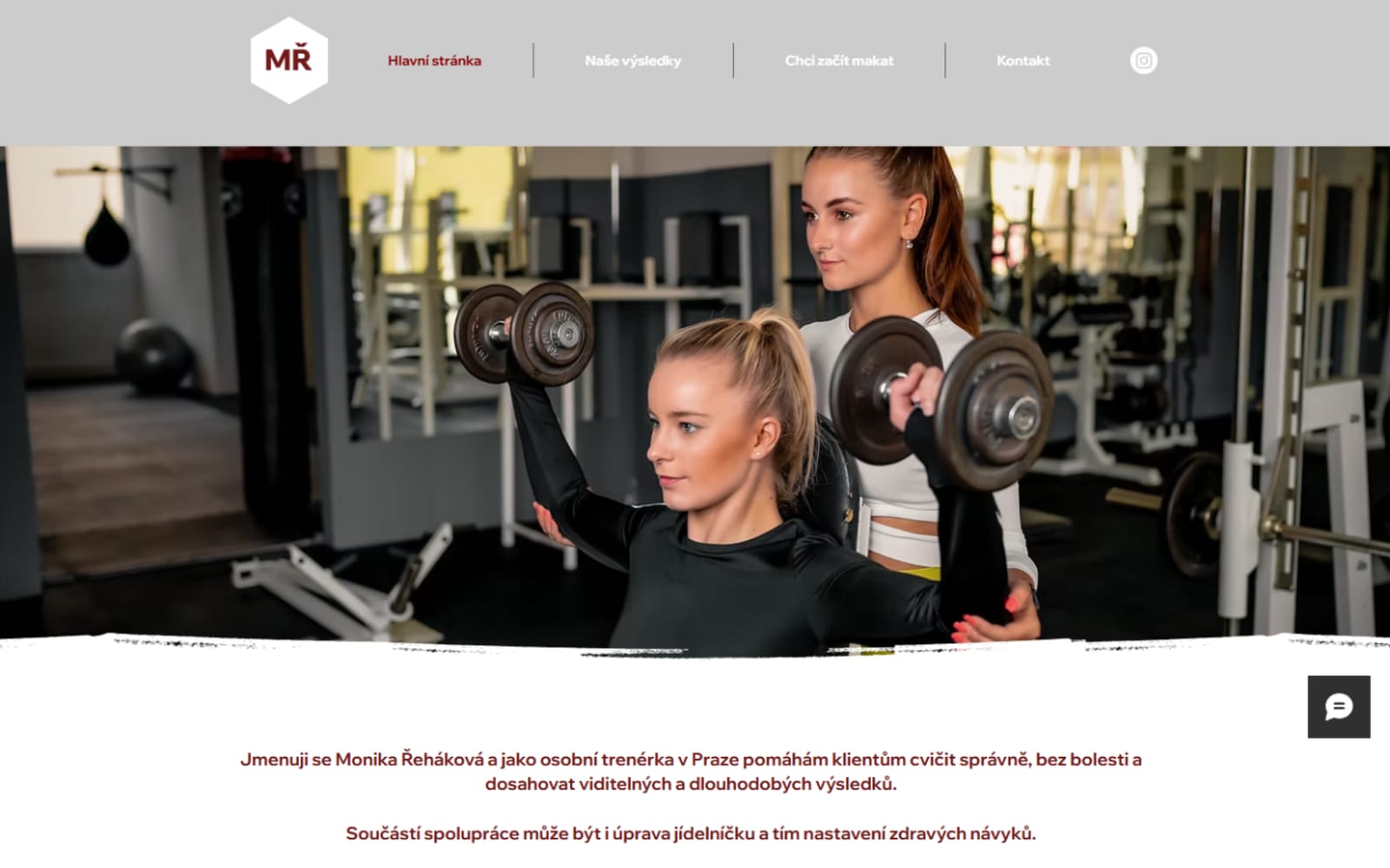 Web před redesignem