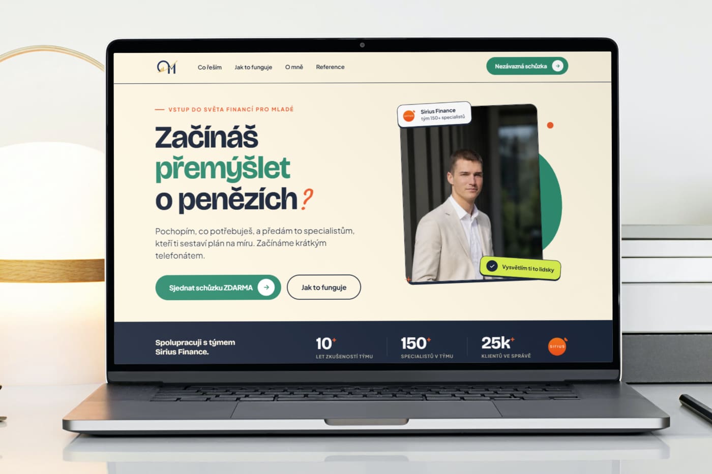 Web pro Ondřeje Mareše – finanční poradce