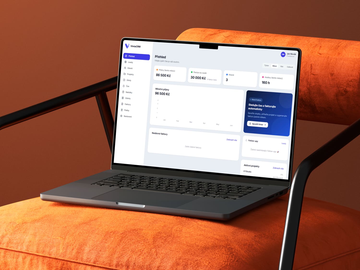Vimia – administrace